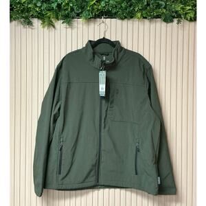 Free Country Men’s Softshell Jacket Olive Size 3XL